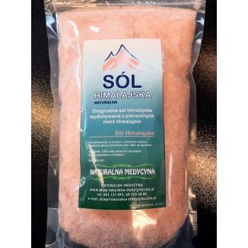 Sól himalajska DROBNA 1kg Naturalna Medycyna